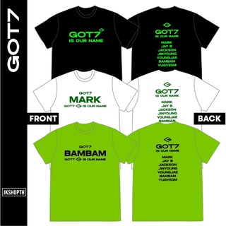 💚เสื้อ GOT7 IS OUR NAME สกรีนหน้า-หลัง เลือกเมนได้