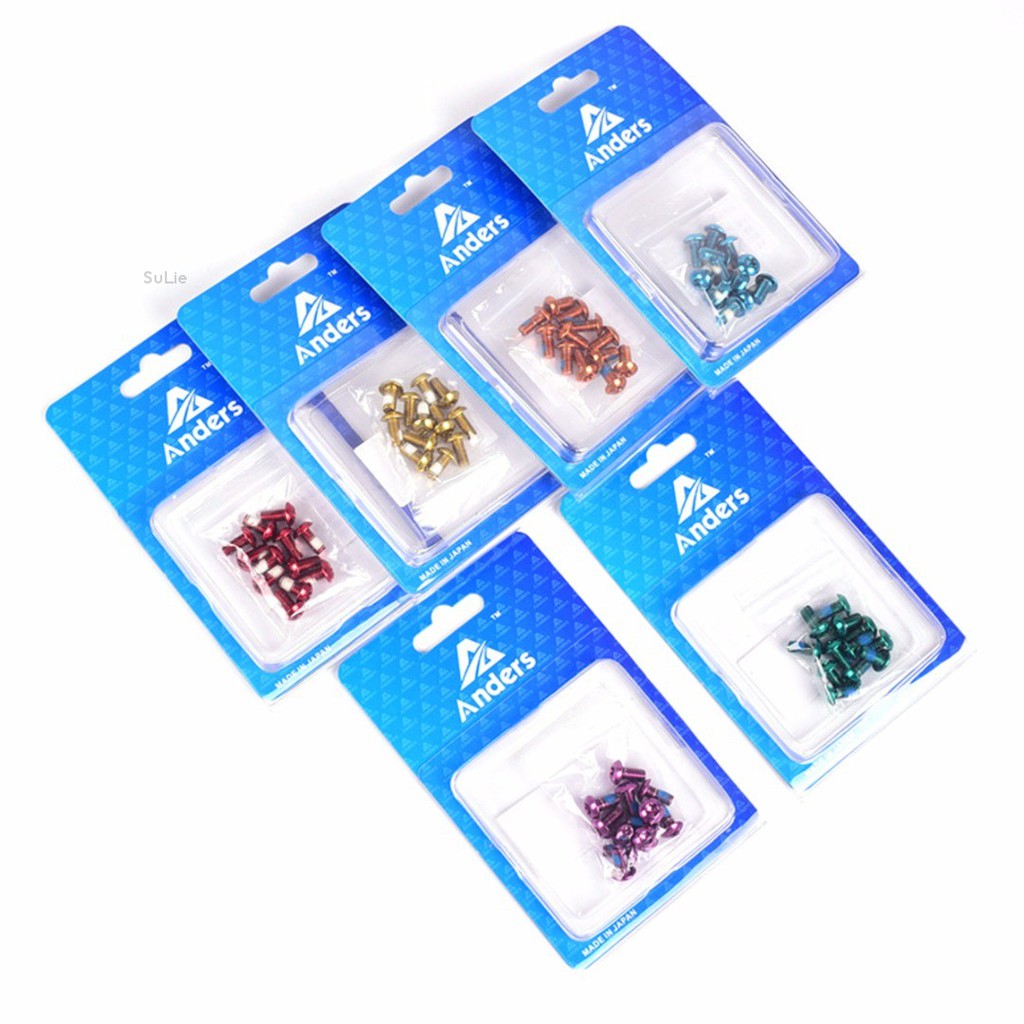 Disc Brake Rotor Bolts Screws Cycling M5x10mm MTB Bike Bicycle 12PCS