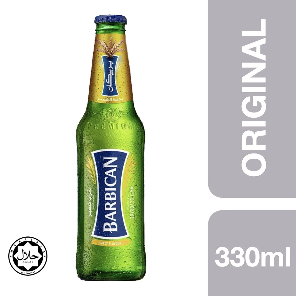 Barbican Malt Beverage Original Flavour 330ml ++ บาร์บิคาน เครื่องดื่มมอลต์สกัด รสออริจินอล ขนาด 330ml