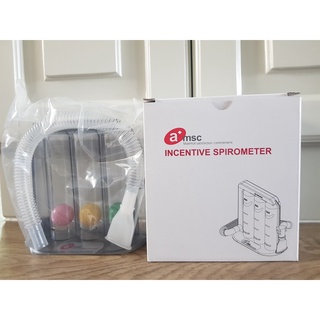 INCENTIVE SPIROMETER Tri-ball /เครื่องบริหารปอด ชุดบริหารปอด ชุดเป่าปอด