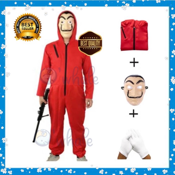 Money Heist La Casa De Papel นําเข้าเครื่องแต่งกาย - XL