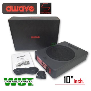 AWAVE 10 inch. SUBBOX ซับวูปเฟอร์ ดอกลำโพง10นิ้ว ซับบ๊อก10นิ้ว เครื่องเสียงรถ ลำโพงรถยนต์ AWAVE รุ่น A-SFW10V5