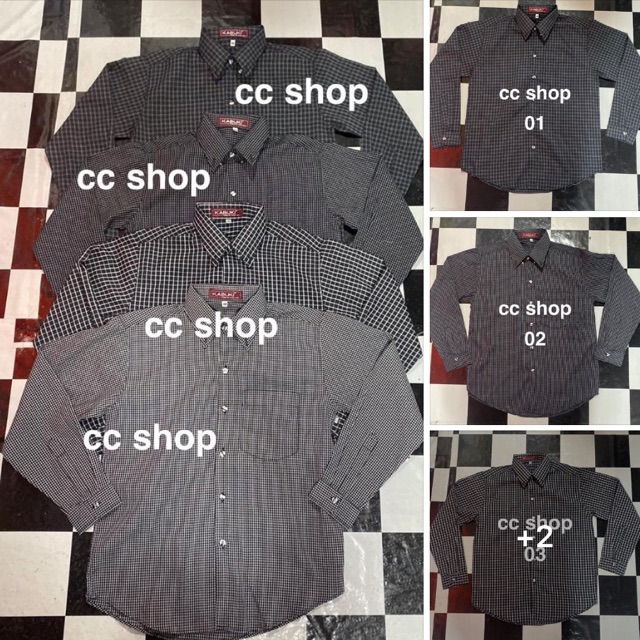 เสื้อลายสก๊อตแขนยาว เสื้อตัดอ้อย