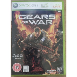 แผ่นX BOX 360 แท้ โซน PAL  - GEARS OF WAR  น่าสะสม แผ่นมีรอยขีดข่วนตามการใช่งาน ✅✅