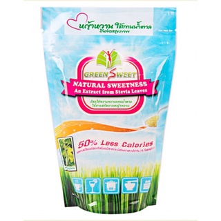 วัตถุให้ความหวานแทนน้ำตาล สารสกัดจากหญ้าหวาน กรีนสวีท 280g Natural Sweetness An Extract from Stevia