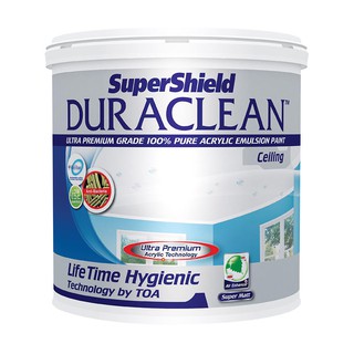 สีน้ำทาฝ้า TOA DURACLEAN สีเทา 1 แกลลอน