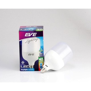 EVE หลอดแอลอีดี ไฮวัตต์ Shop Bulb 40 วัตต์ เดย์ไลท์ E27 1 หลอด 40W แสงขาว Daylight สินค้าพร้อมขอใบกำกับภาษีได้