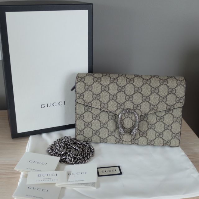 ❌SOLD OUT!!❌  Used like new - Gucci gg dionysus wallet bag(woc)