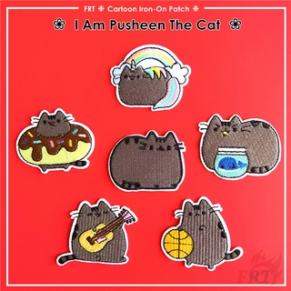 ☸ I Am Pusheen The Cat：Leisure Time - Cute Cartoon Iron-On Patch ☸ 1Pc DIY Sew on Iron on Badges Patches