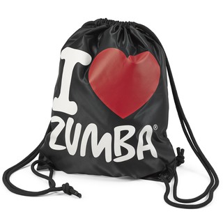 Zumba I Love Zumba Drawstring Backpack (กระเป๋าฟิตเนสออกกำลังกายซุมบ้า)