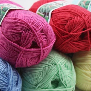 ไหมพรมเยื่อไผ่ ไหมแบมบู Bamboo สี17-32 น้ำหนัก50กรัม 💥มีเก็บเงินปลายทางค่ะ