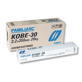 KOBE 30 [ยกกล่อง 20 กก.] ลวดเชื่อมเหล็กเหนียวไฟฟ้า โกเบ 30 ขนาด 2.6 / 3.2 / 4.0 มม. ลวด E6013