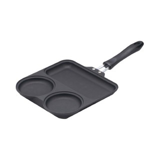 กระทะสำหรับการทำอาหารได้ถึง 3 ส่วน ในเวลาเดียว SUGIYAMA 3 WAY FRYING PAN