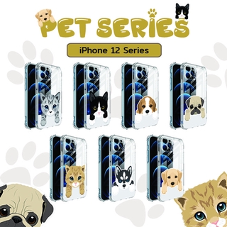 เคส สำหรับ iPhone 12 Pet Series Anti-Shock Protection TPU Case สำหรับ 12 / 12 Pro / 12 Pro max