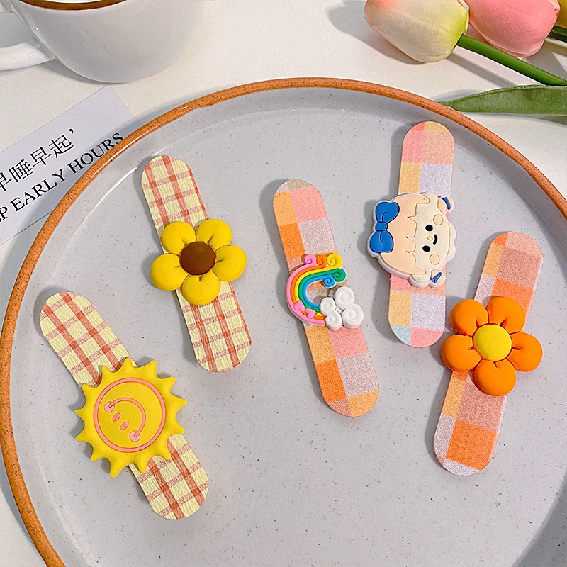 สติกเกอร์ติดผมหน้าม้า ลายการ์ตูนน่ารัก สไตล์เกาหลี สําหรับเด็กผู้หญิง - รูปที่ 2