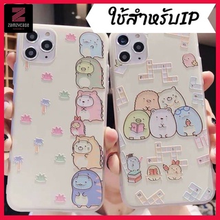 -พร้อมส่งในไทย-เคสซิลิโคนลายการ์ตูน TPU นิ่ม ใช้สำหรับIPทุกรุ่น #416