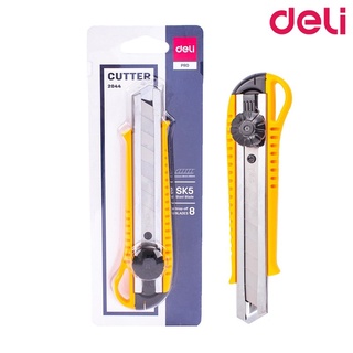 Deli Cutter คัตเตอร์ 18 มม. No.2044
