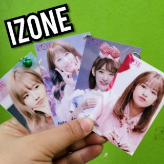 พวงกุญแจ izone แบบแข็ง  พวงละ 10บาท