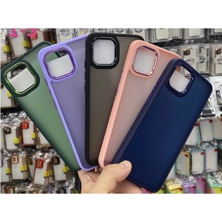 📮สิ้นค้าพร้อมส่งในไทย🚚เคสTPUขอบสีหลังขุ่น สำหรับรุ่นiPhone 6 7 7Plus 8Plus 6Plus SE (2020) (รูปถ่ายจากสิ้นค้าจริง)