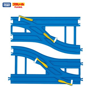 Takara Tomy อะไหล่ Plarail R-15 Double track wide point rail