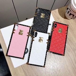 For Samsung galaxy S10E S8 S9 S10 Plus Note8 Note9 A02S A02 A03 Plaid Square Phone Case