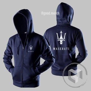 Maserati ZIPPER เสื้อแจ็กเก็ต มีฮู้ด