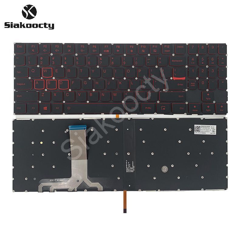 Siakoocty สําหรับ Lenovo Legion Y540-15IRH/Y545 Y530-15ICH Y730 Y540-17 คีย์บอร์ด