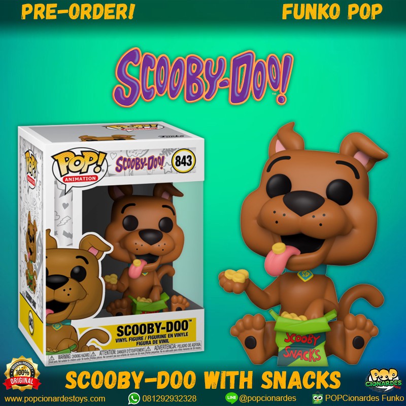 scooby doo with scooby snacks funko pop