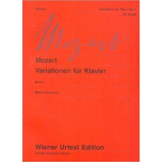 Mozart: Variations Vol.1(UT50008)