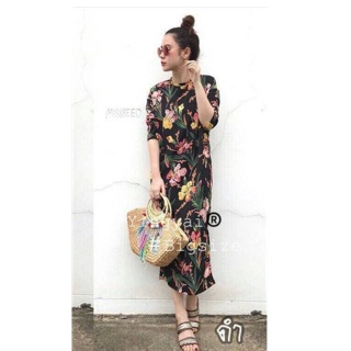 Sunflower slits dress💐🌿