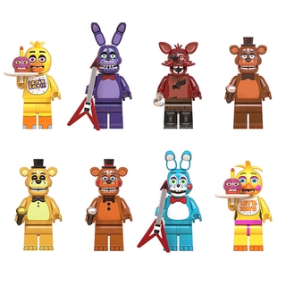 ของเล่นตัวต่อเลโก้ FNAF Five Nights At Freddys Bonnie Foxy Freddy Chica Bear สําหรับเด็ก