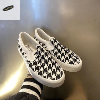 Vans Duo Duo Mens Shoes รองเท้าลำลองแบบทอ Mens and Womens Fashion Loafers