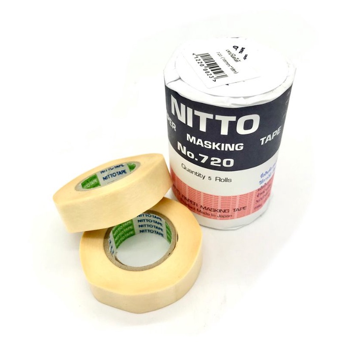 กระดาษเทปกาว nitto tape no.720 made in japan เทปนิตโต้ กระดาษกาวนิตโต้