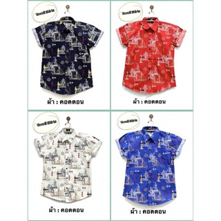 เสื้อ เสื้อฮาวาย ลายเรือใบ เสื้อแฟชั่นผู้ชาย เสื้อลายวินเทจ คุณภาพดี ราคาถูก สีสันสดใส สินค้าพร้อมจัดส่ง  T-Shirt Clothe