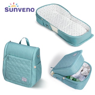 Sunveno 2 In1 เตียงเด็กแบบพกพาเปลพับทารกแรกเกิดเตียงเด็กเนอสเซอรี่รังนอนเปลทารกเด็กเปลเด็กเตียงพกเปล