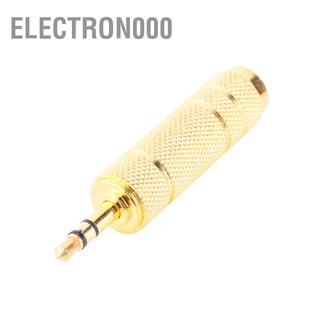 Electron000 อะแดปเตอร์แปลงเสียงสเตอริโอ Male To 6.5 มม. Female สําหรับหูฟัง