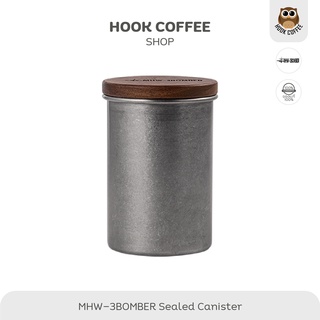 MHW-3BOMBER Stainless Steel Sealed Canister - กระปุกเก็บเมล็ดกาแฟบรรจุ 500 ml