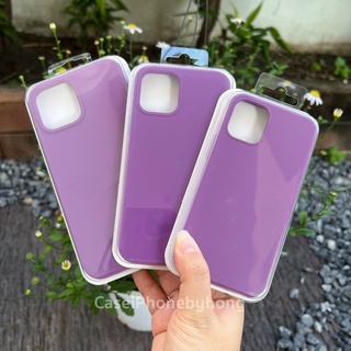 🔥เคสกำมะหยี่มีโลโก้ สีมังคุด ใช้สำหรับเคสมือถือ i13 mini Pro Promax,7 8 plus,SE2,X XR XSmax,11 Pro Max,12 mini Pro Max🔥