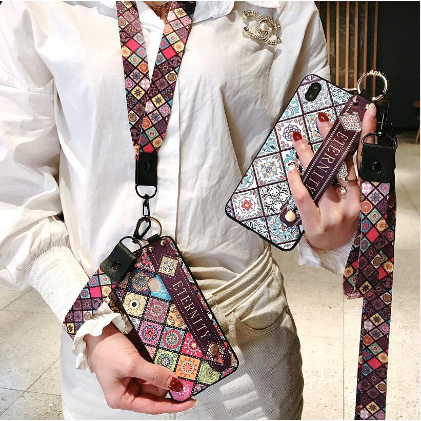 เคสโทรศัพท์ นิ่ม พร้อมเชือกคล้องคอ เส้นเล็ก สำหรับ huawei p40 p40pro nova 5T 7 7SE 6 6SE 3i 4e p 20 p 30 mate 20 pro