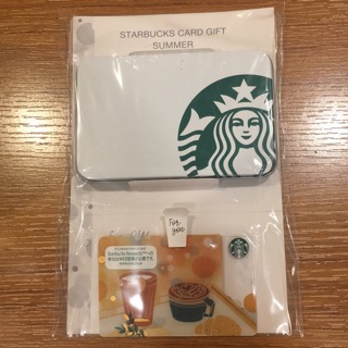 การ์ด starbucks japan พร้อมกล่องโลหะ