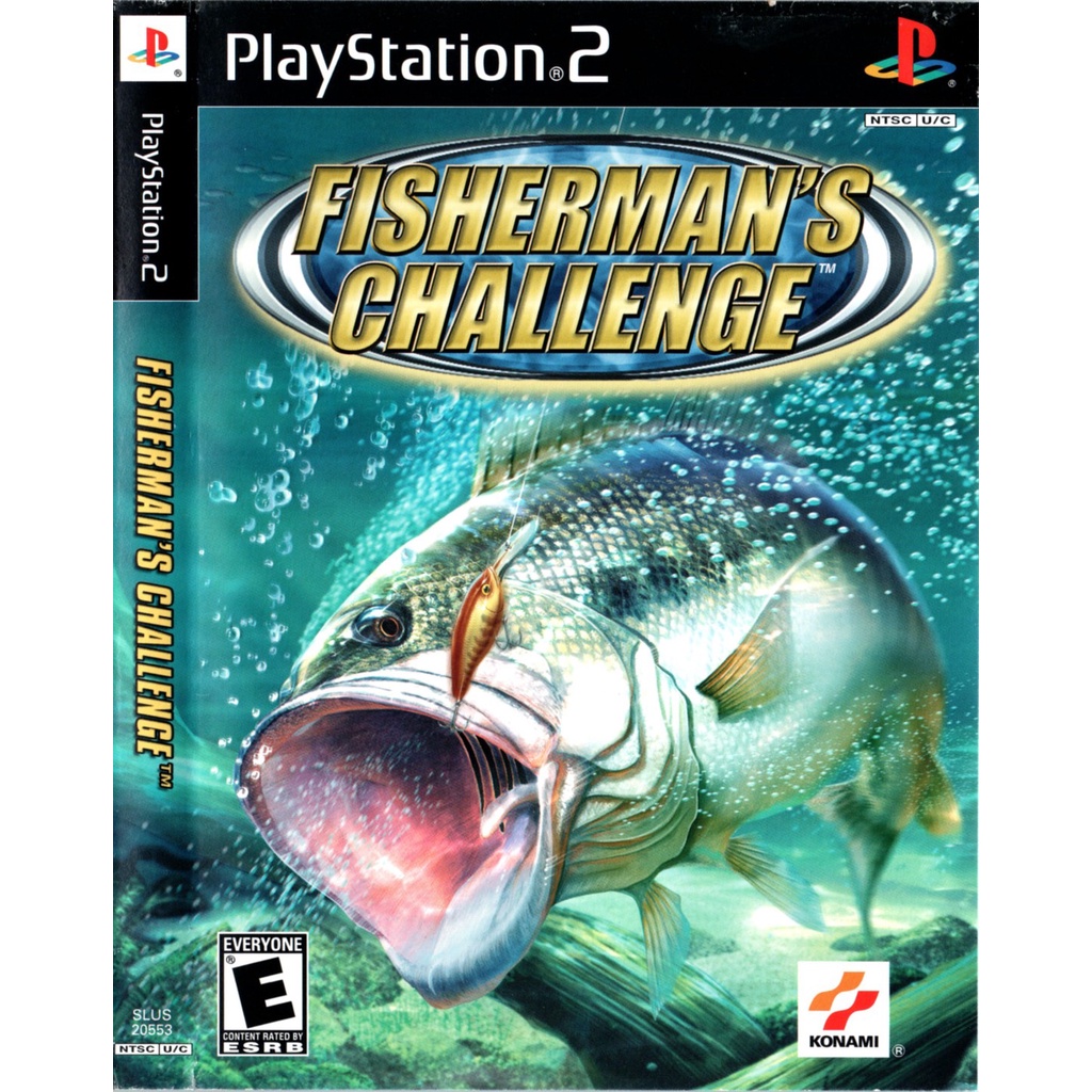 แผ่นเกมส์ Fisherman's Challenge แผ่นCD PS2 Playstation 2 คุณภาพสูง ราคาถูก