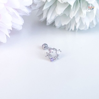 จิวต่างหูเกาหลี More Than Piercing: A055 Purple Coral