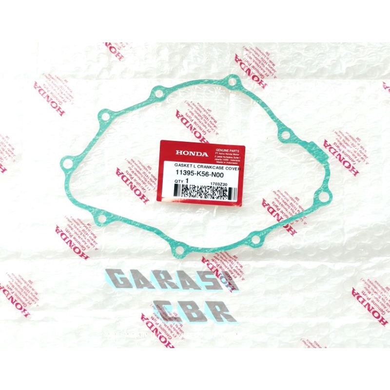 11395K56N00- ปะเก็น L ฝาครอบข้อเหวี่ยง CBR 150R K45G CB150R