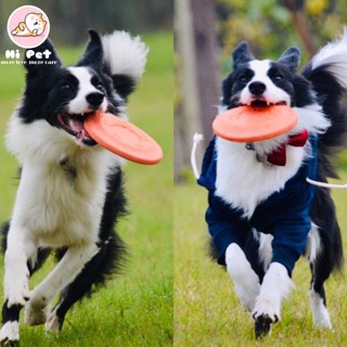 🐾Kitty Pet🐾 Pet Frisbee จานร่อนสำหรับสุนัข จานร่อนฝึกสุนัข สัตว์เลี้ยงจานร่อนยางซิลิโคน ของเล่นสัตว์เลี้ยง