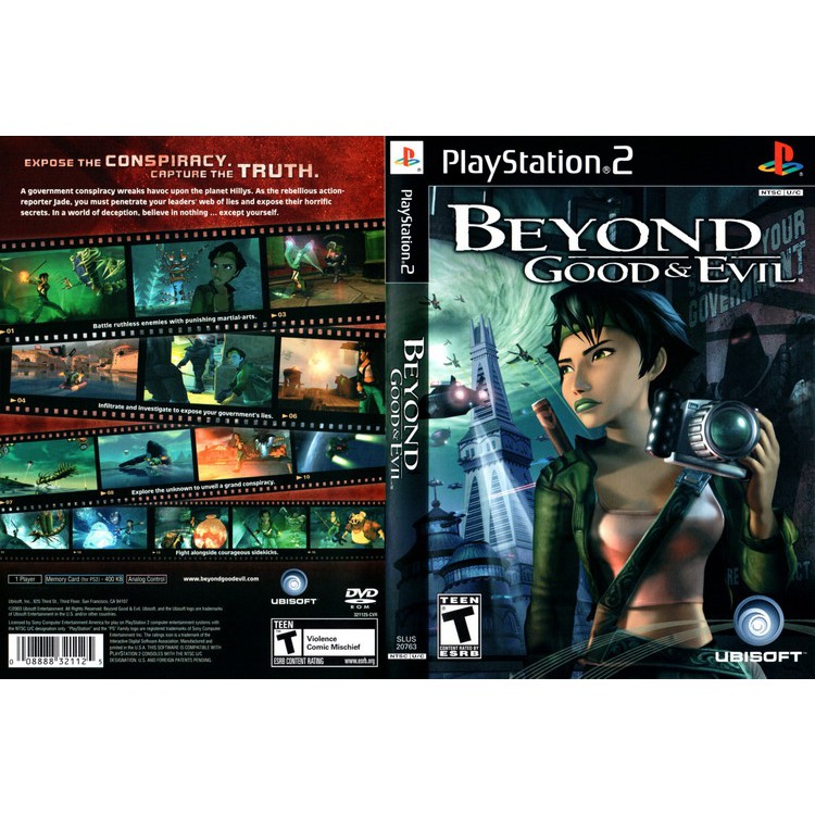 BEYOND GOOD & EVIL [PS2 US : DVD5 1 Disc]