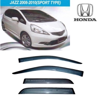 PR กันสาด HONDA JAZZ ปี2008-2010 (SPORT TYPE)