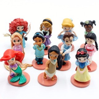 โมเดลเจ้าหญิงดิสนีย์ ฟิกเกอร์แอเรียล สโนไวท์ ราพันเซล (disney princess figures sets) ชุด 11 ตัวน่ารักมากๆ