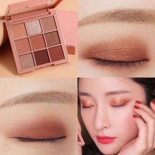 🌷พร้อมส่ง🌷 อายแชโดว์ 9 สี Eyeshadow 9 colors อายแชโดว์กันน้ำได้ 100%