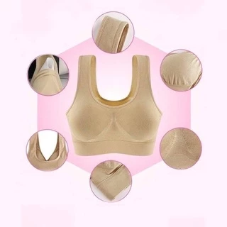 👙👗 JD 1023 สปอร์ตบราสำหรับสาวอวบ สปอร์ตบราไซส์ใหญ่ 👙👗 ผ้านุ่ม ลื่น กระชับ ไร้ตะขอ ไร้โครง
