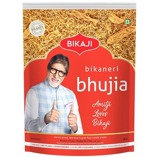 ขนมพร้อมรับประทานอินเดีย Bikaji Bhujia Snack 400g